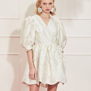 Sister Jane Dream Sister Jane Cowboy Kisses Dress Ivory Size Small S